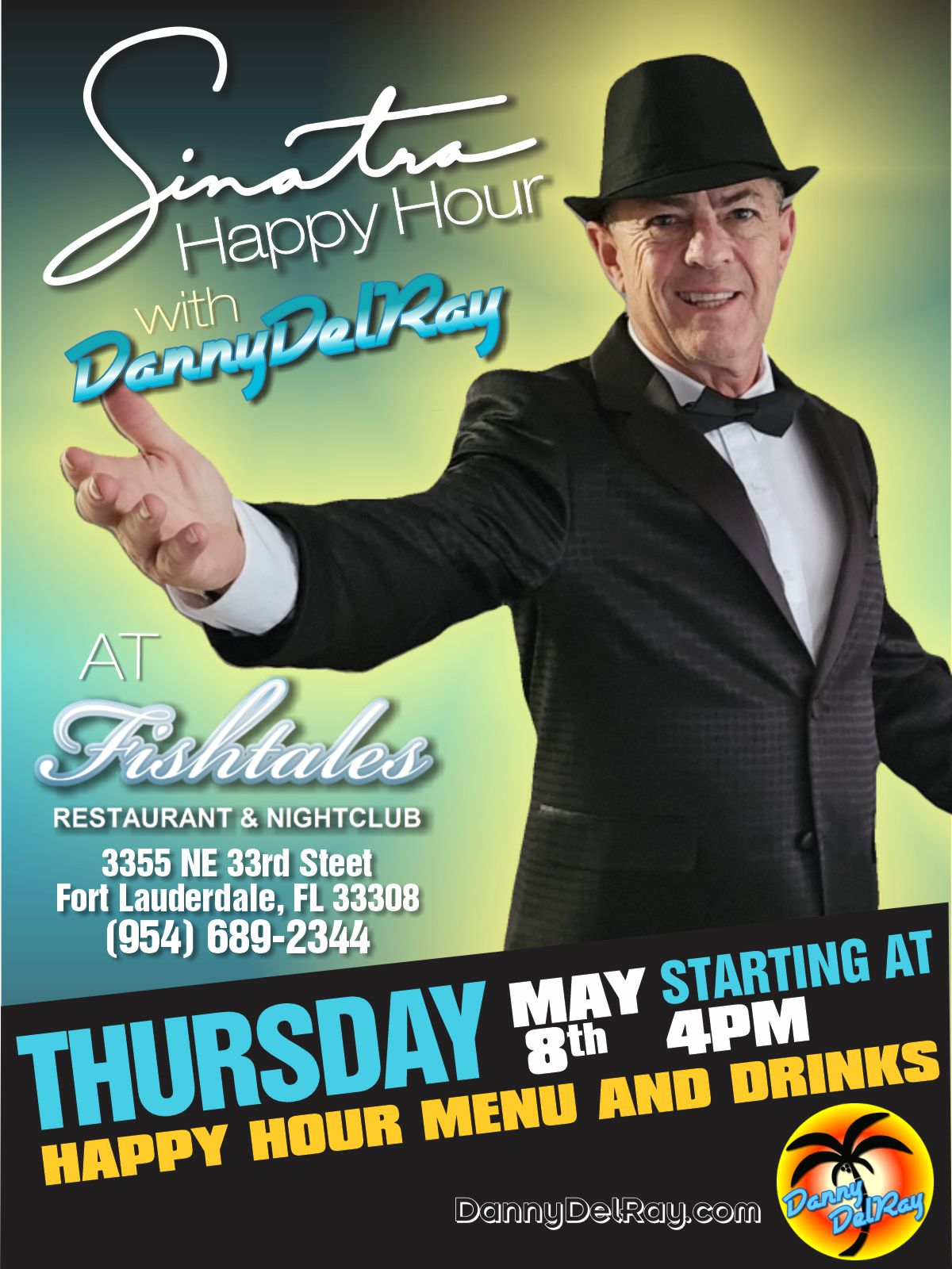 Danny's Sinatra Show on May 8 25 at Fishtales 4PM